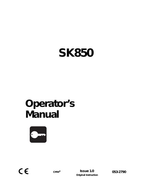 ditch witch sk850|ditch witch sk850 operators manual.